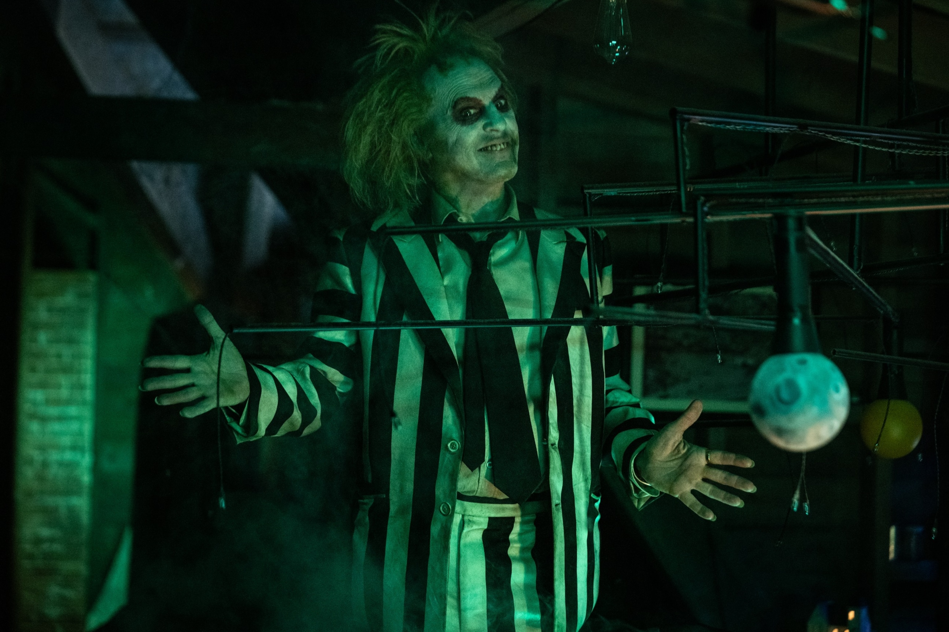 PHOTO: Michael Keaton in Beetlejuice Beetlejuice.